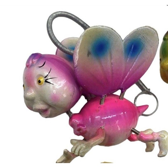 Bouncy Bees Hanging Bugs with Bouncy Springs Indoor Outdoor Decor - Picture 10 of 11